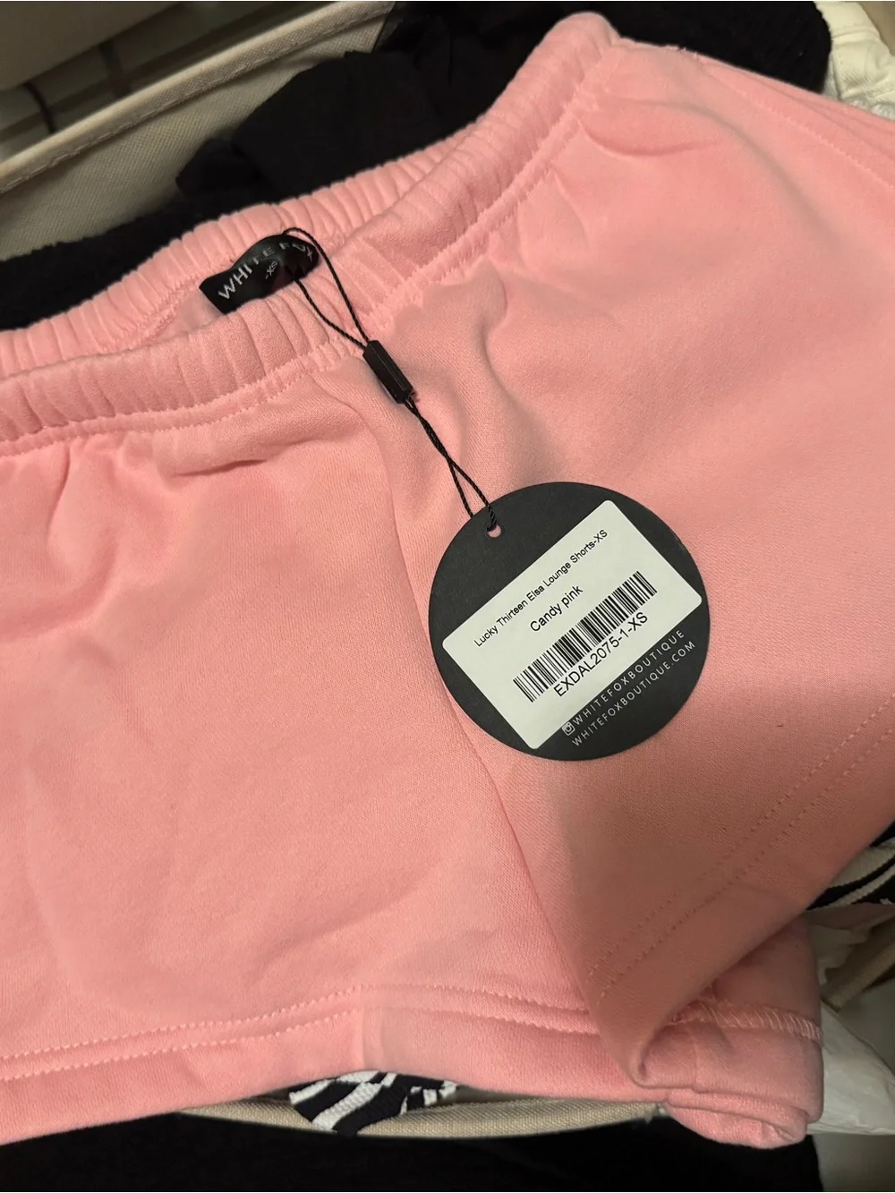 White Fox Boutique Pink Women's Lounge Shorts - Picture 4 of 4